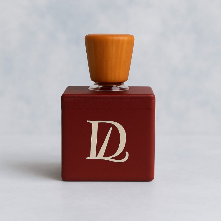 Lemongrass Car Freshener With Rexine Clad Wooden Carrier